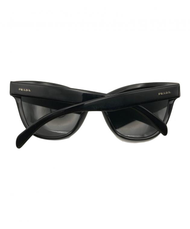 中古・古着通販】PRADA (プラダ) キャットアイサングラス ブラック