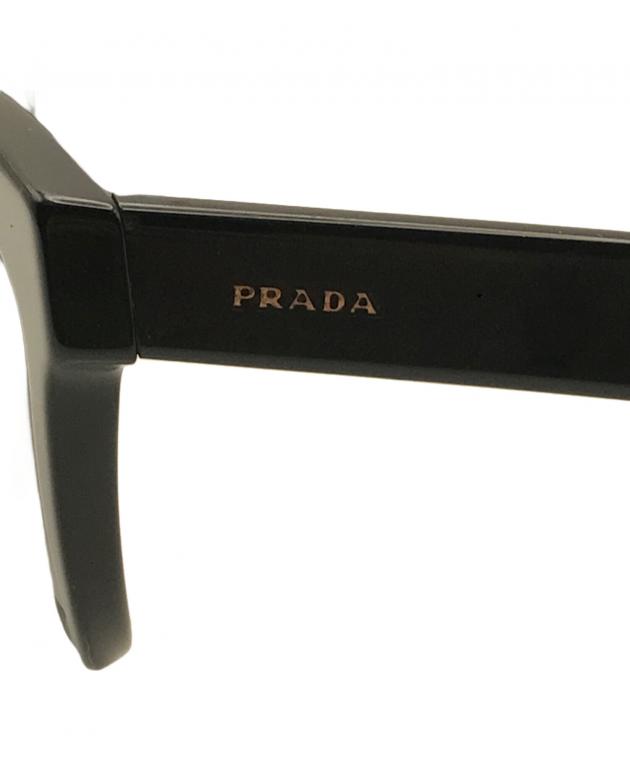 中古・古着通販】PRADA (プラダ) キャットアイサングラス ブラック