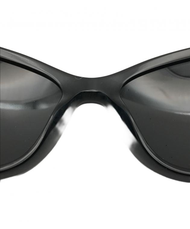 中古・古着通販】PRADA (プラダ) キャットアイサングラス ブラック