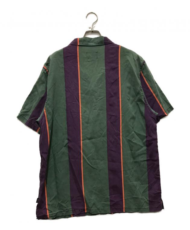 中古・古着通販】stussy (ステューシー) オープンカラーストライプ