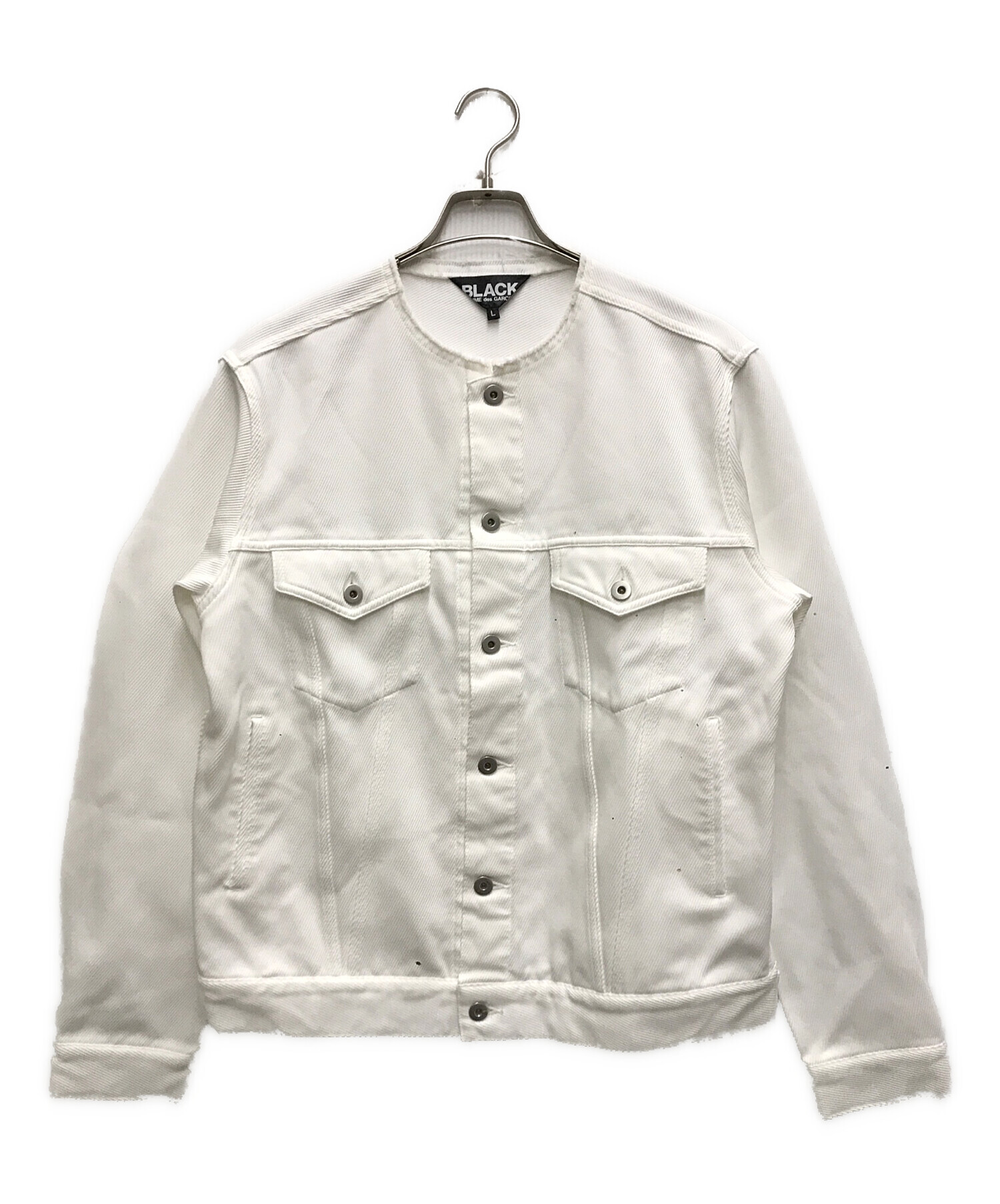 COMME des GARÇONS 　コムデギャルソン　ジャケット ホワイト BLACK COMME des GARCONS ブラック コムデギャルソン 21SS