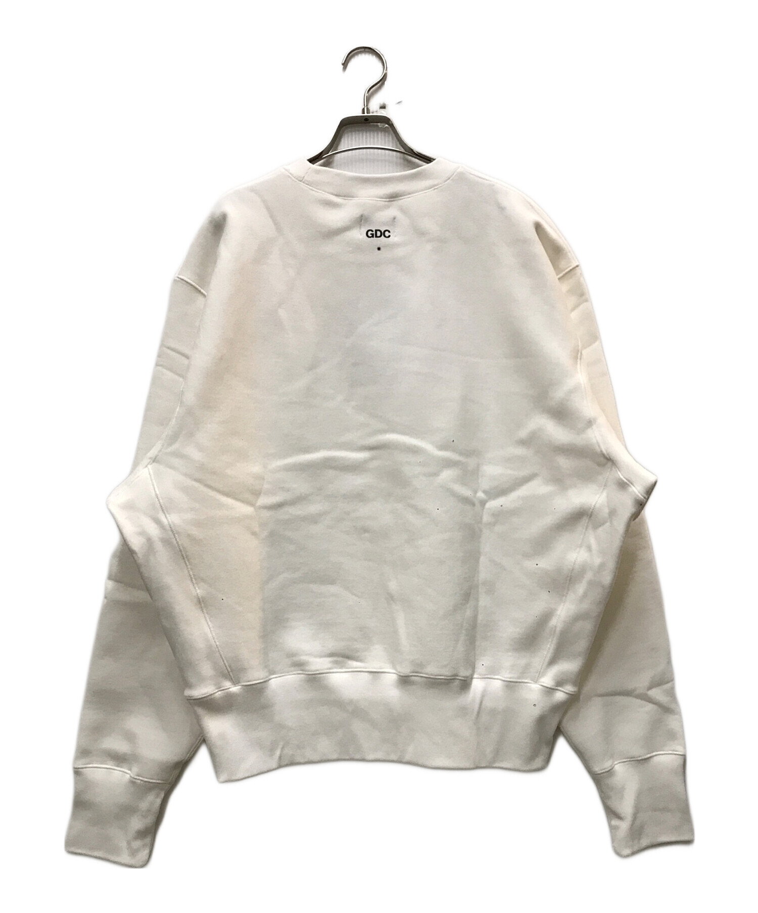 中古・古着通販】GDC (ジーディーシー) trico sweat ホワイト サイズ:L 