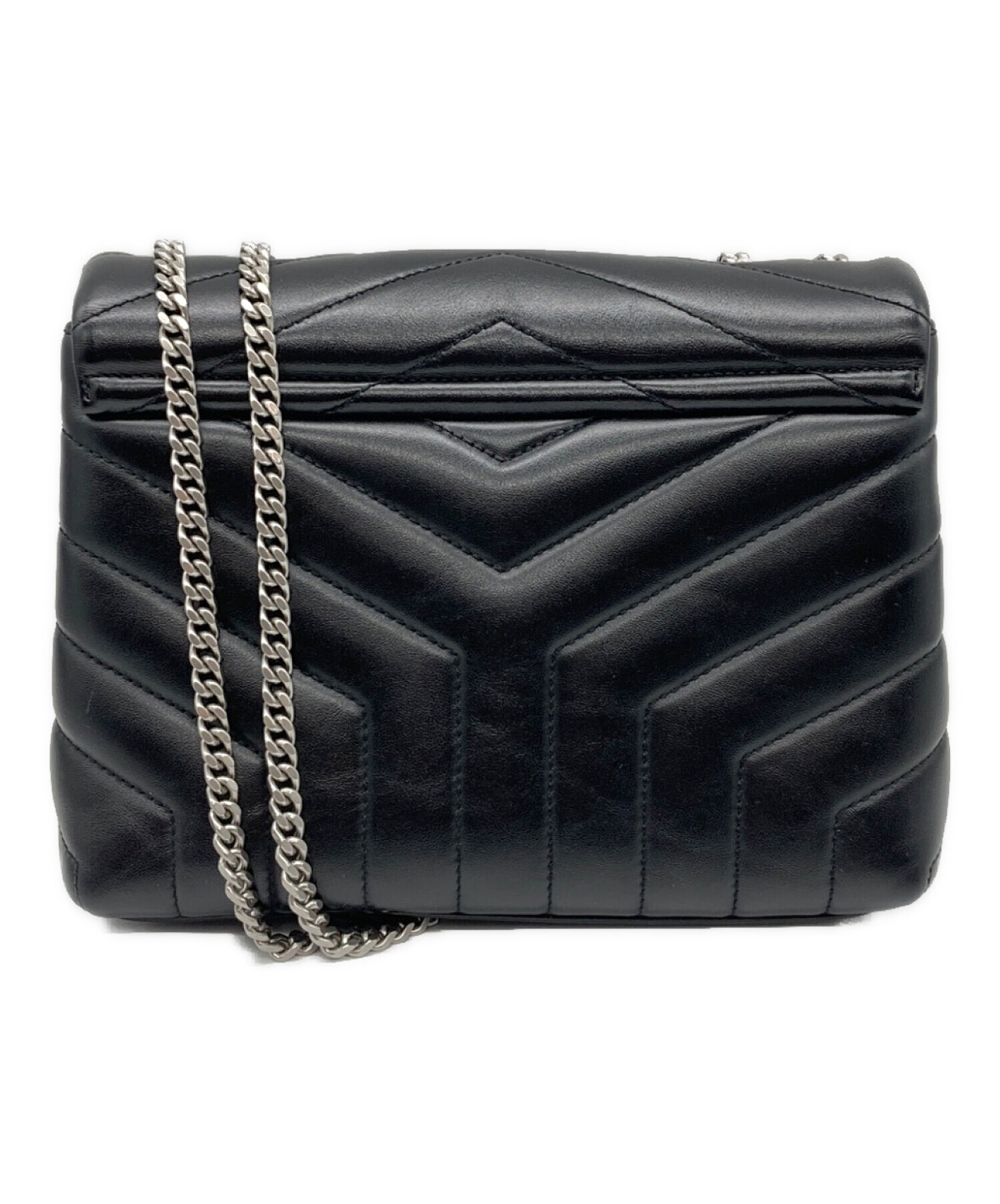 YVES SAINT LAURENT イヴサンローラン LOULOU BAG ルル ミディアム キルティングレザー チェーンショルダーバッグ ブラック ALM5746・0221 中古・古着通販】Yves Saint Laurent (イヴサンローラン) LOULOU【ルル