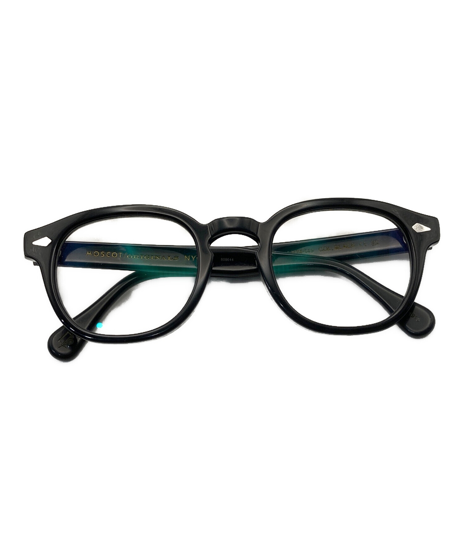 MOSCOT ORIGINALS 伊達メガネ ブラック　サイズ49 メガネ MOSCOT ORIGINALS 伊達メガネ ブラック サイズ49 メガネ