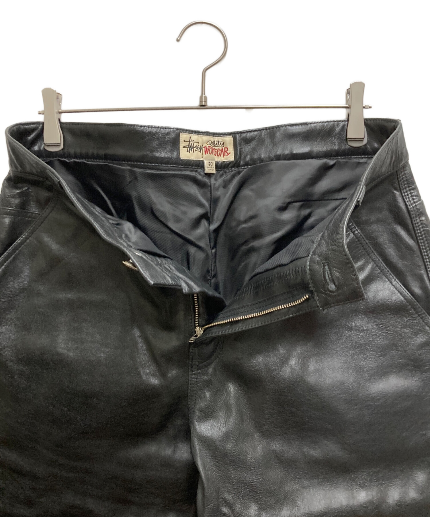 中古・古着通販】stussy (ステューシー) CARPENTER PANT LEATHER