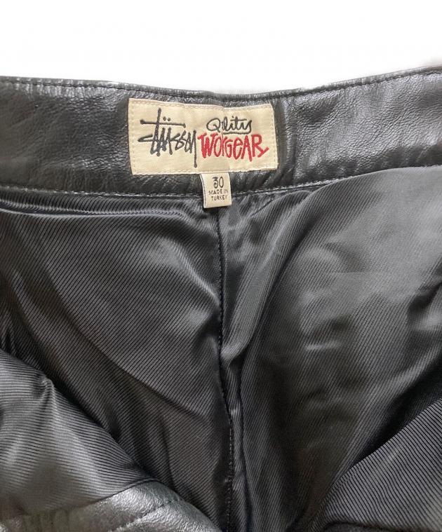 中古・古着通販】stussy (ステューシー) CARPENTER PANT LEATHER