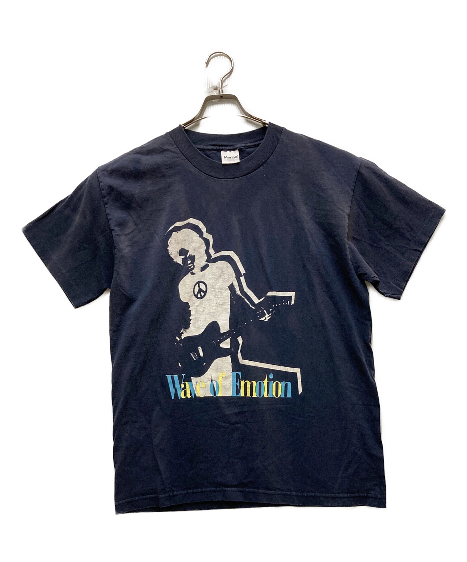 90s USA製 Murina MT.SAC RELAYS ヴィンテージ ロンT 中古・古着通販】Murina (ムリナ) 90sバンドプリントTシャツ ネイビー