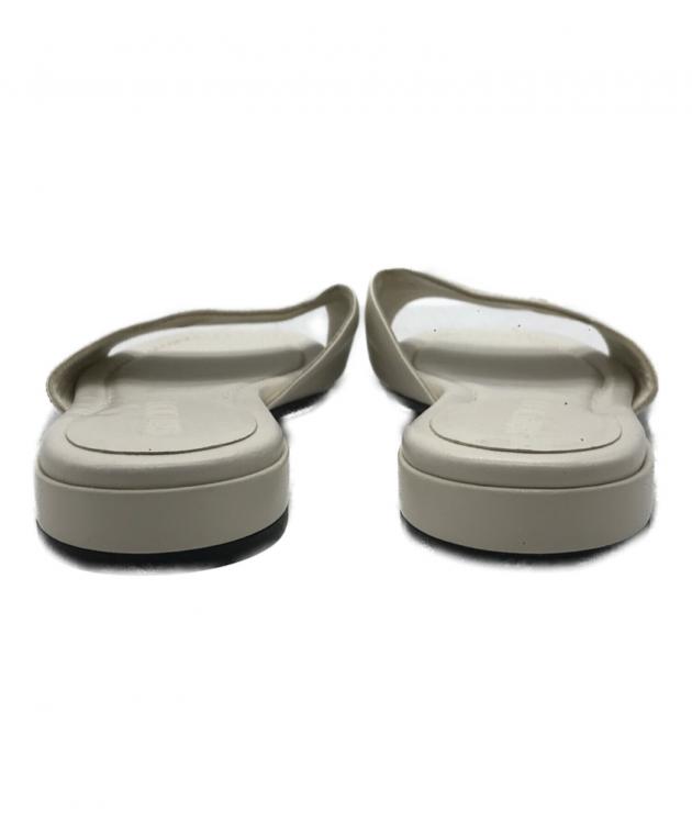 [試着程度] JIMMY CHOO レザー 厚底 サンダル ミュール38 中古・古着通販】JIMMY CHOO (ジミーチュウ) レザーミュールサンダル