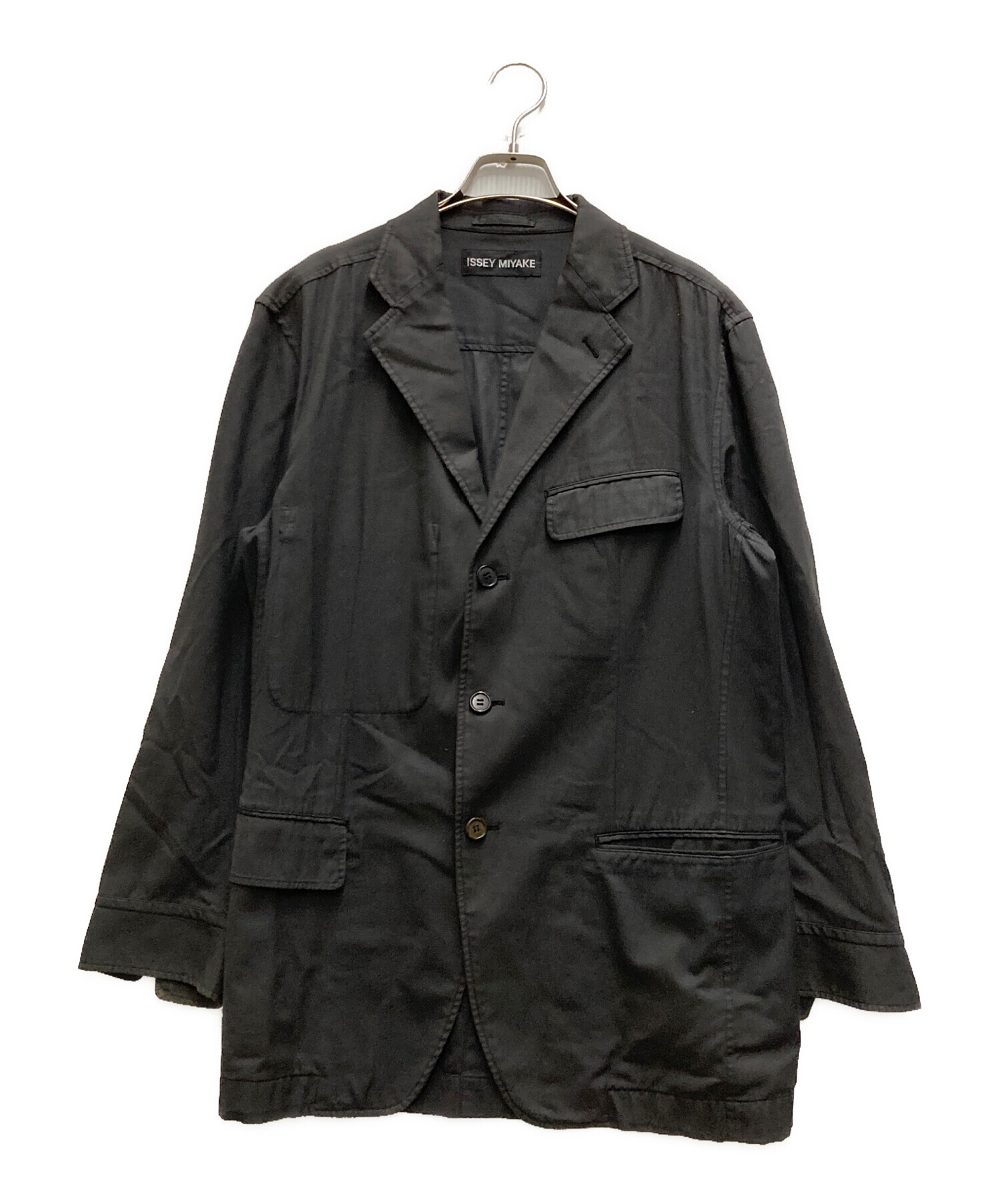 ヴィンテージISSEY MIYAKE ジャケット サイズ3 中古・古着通販】ISSEY MIYAKE MEN (イッセイミヤケメン) 3Bジャケット