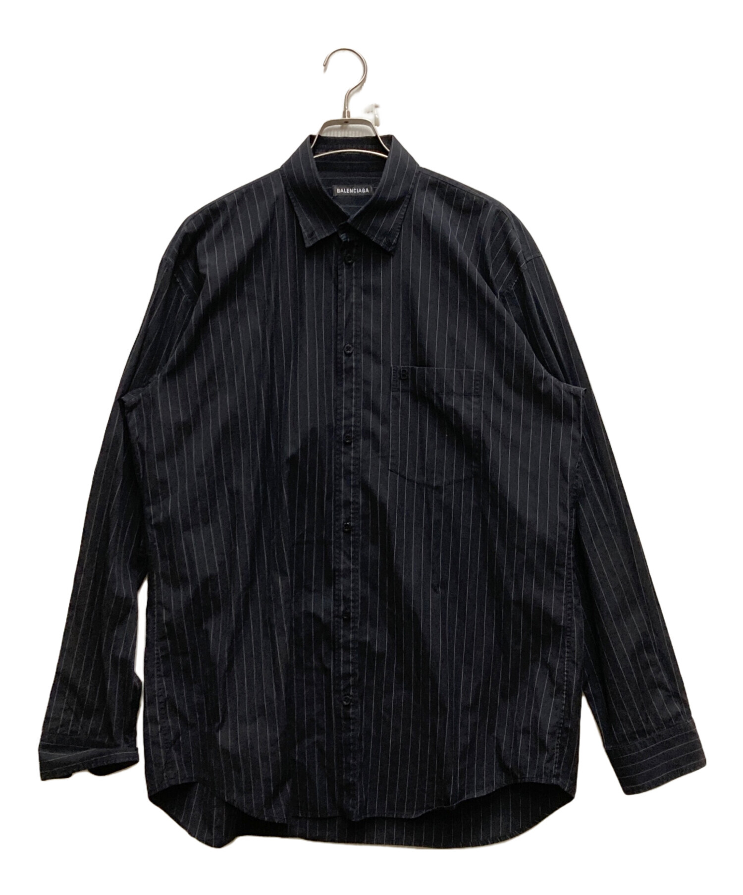 中古・古着通販】BALENCIAGA (バレンシアガ) バックロゴストライプ