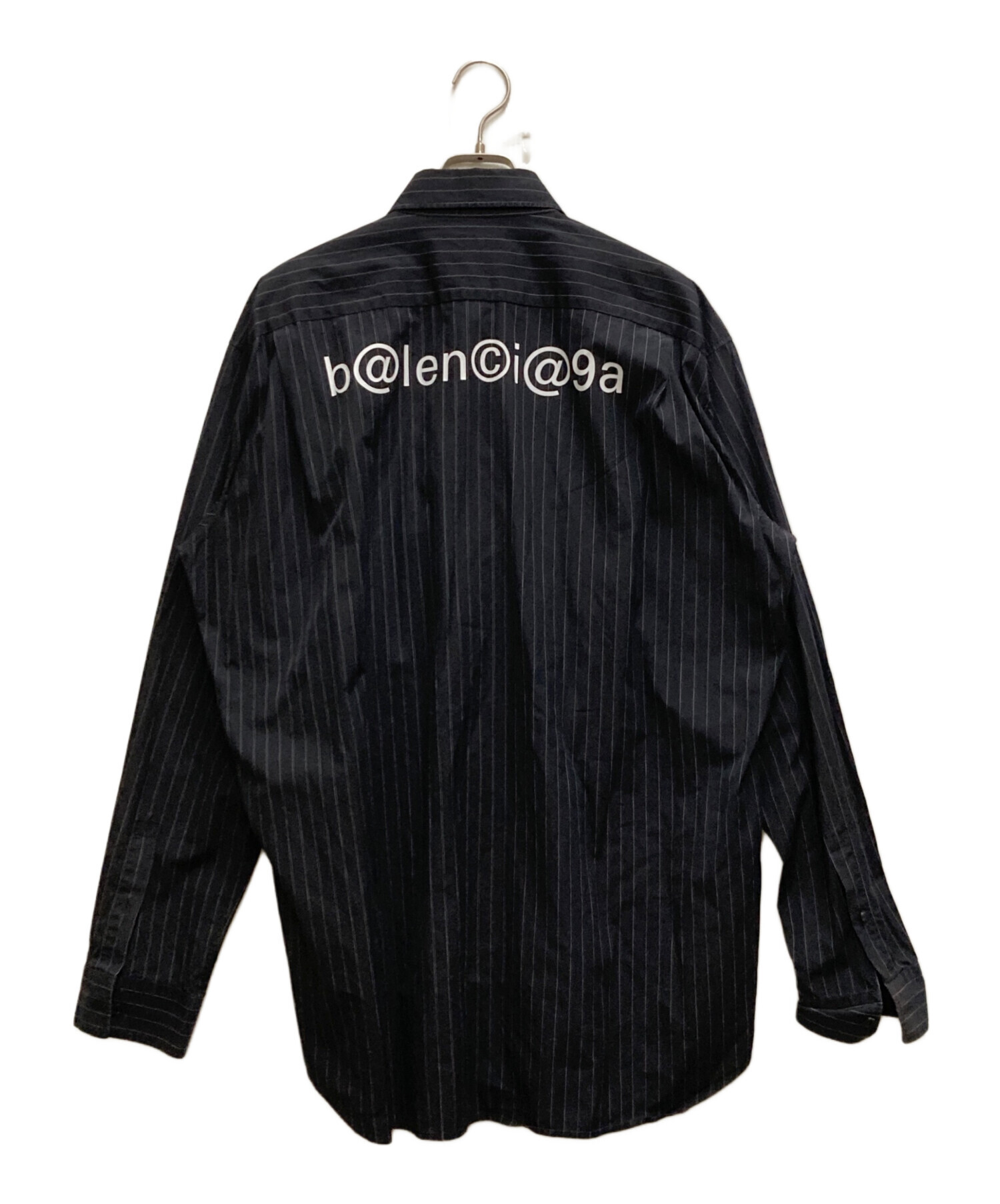 中古・古着通販】BALENCIAGA (バレンシアガ) バックロゴストライプ