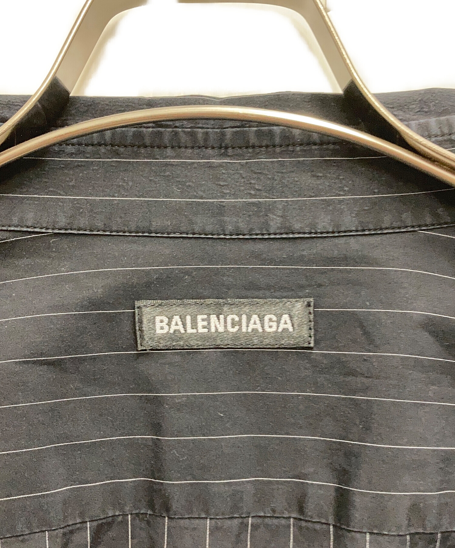 中古・古着通販】BALENCIAGA (バレンシアガ) バックロゴストライプ