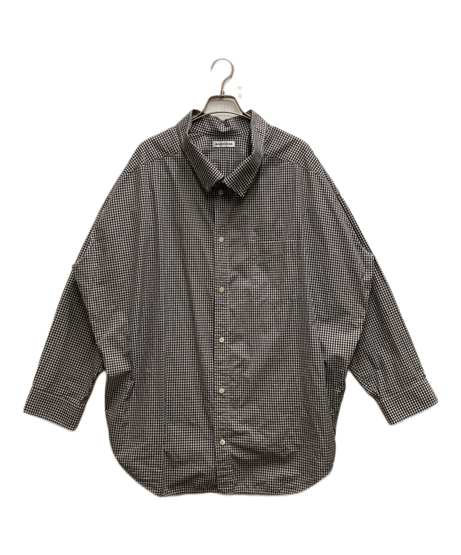 中古・古着通販】BALENCIAGA (バレンシアガ) バックロゴギンガム