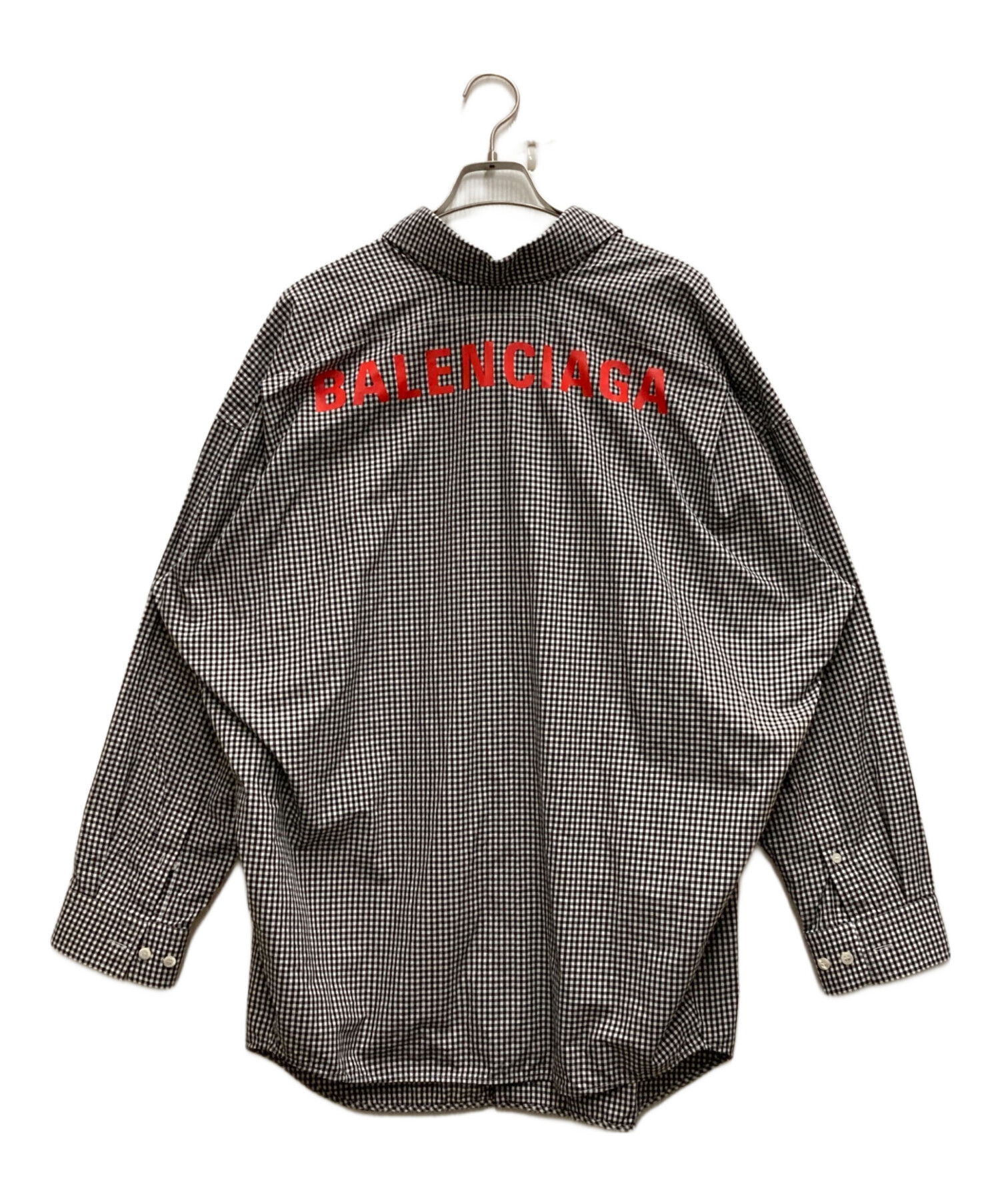 中古・古着通販】BALENCIAGA (バレンシアガ) バックロゴギンガム