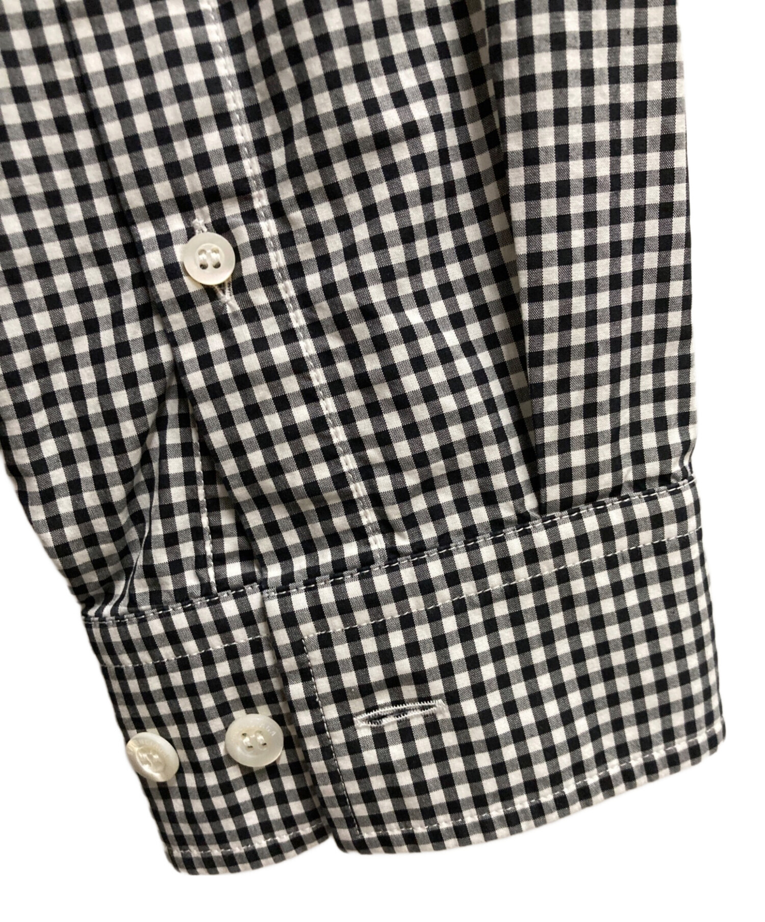 中古・古着通販】BALENCIAGA (バレンシアガ) バックロゴギンガム