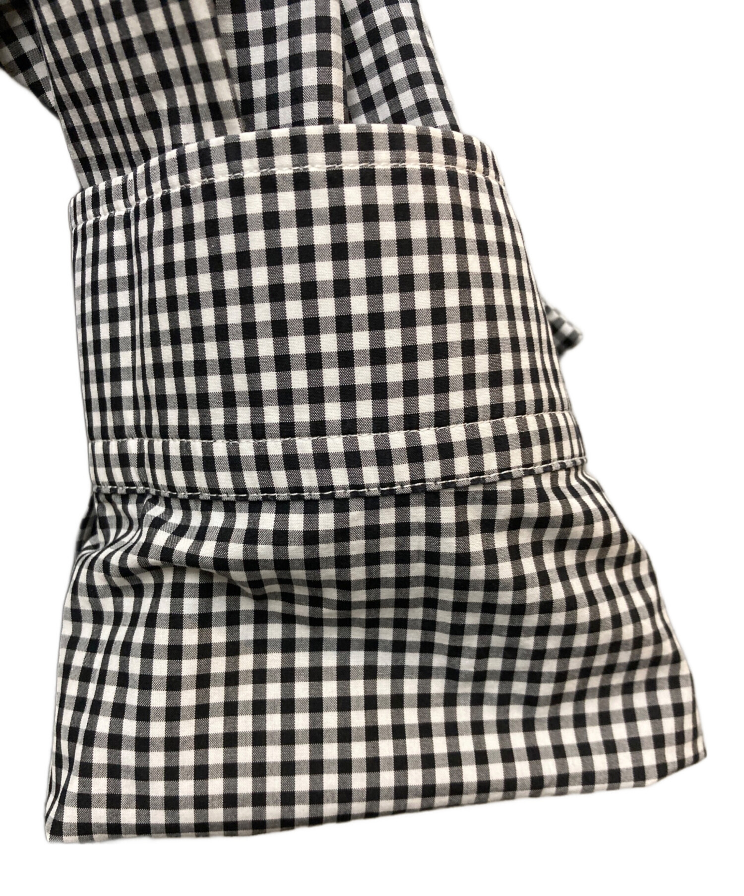中古・古着通販】BALENCIAGA (バレンシアガ) バックロゴギンガム