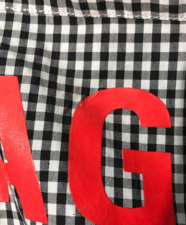 中古・古着通販】BALENCIAGA (バレンシアガ) バックロゴギンガム