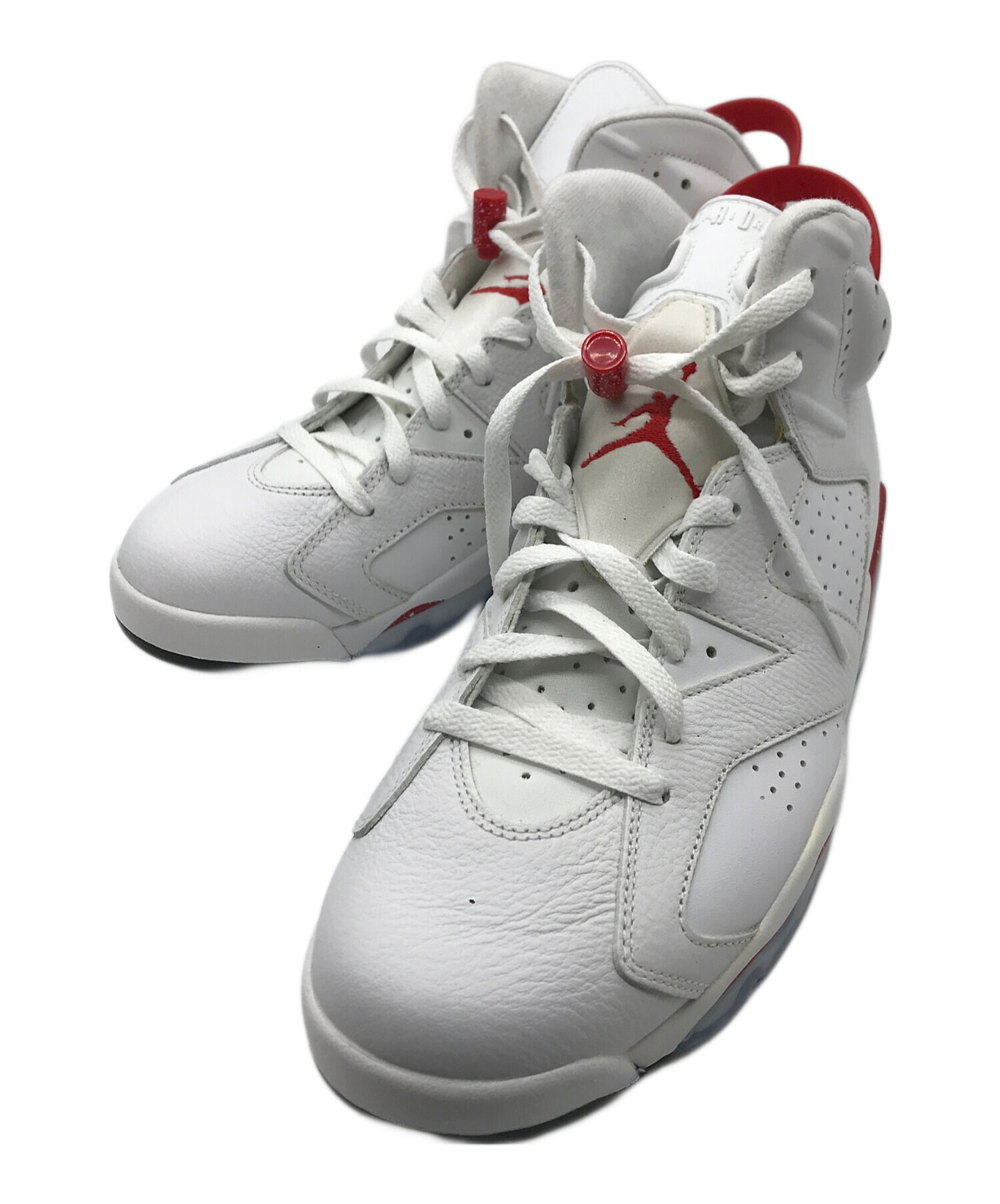 中古・古着通販】NIKE (ナイキ) AIR JORDAN 6 RETRO ホワイト×レッド 