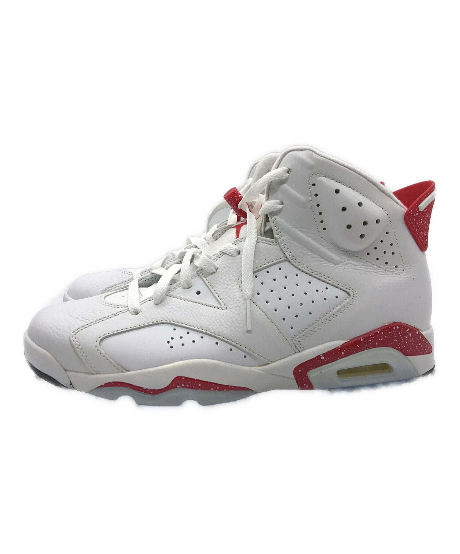 中古・古着通販】NIKE (ナイキ) AIR JORDAN 6 RETRO ホワイト×レッド 