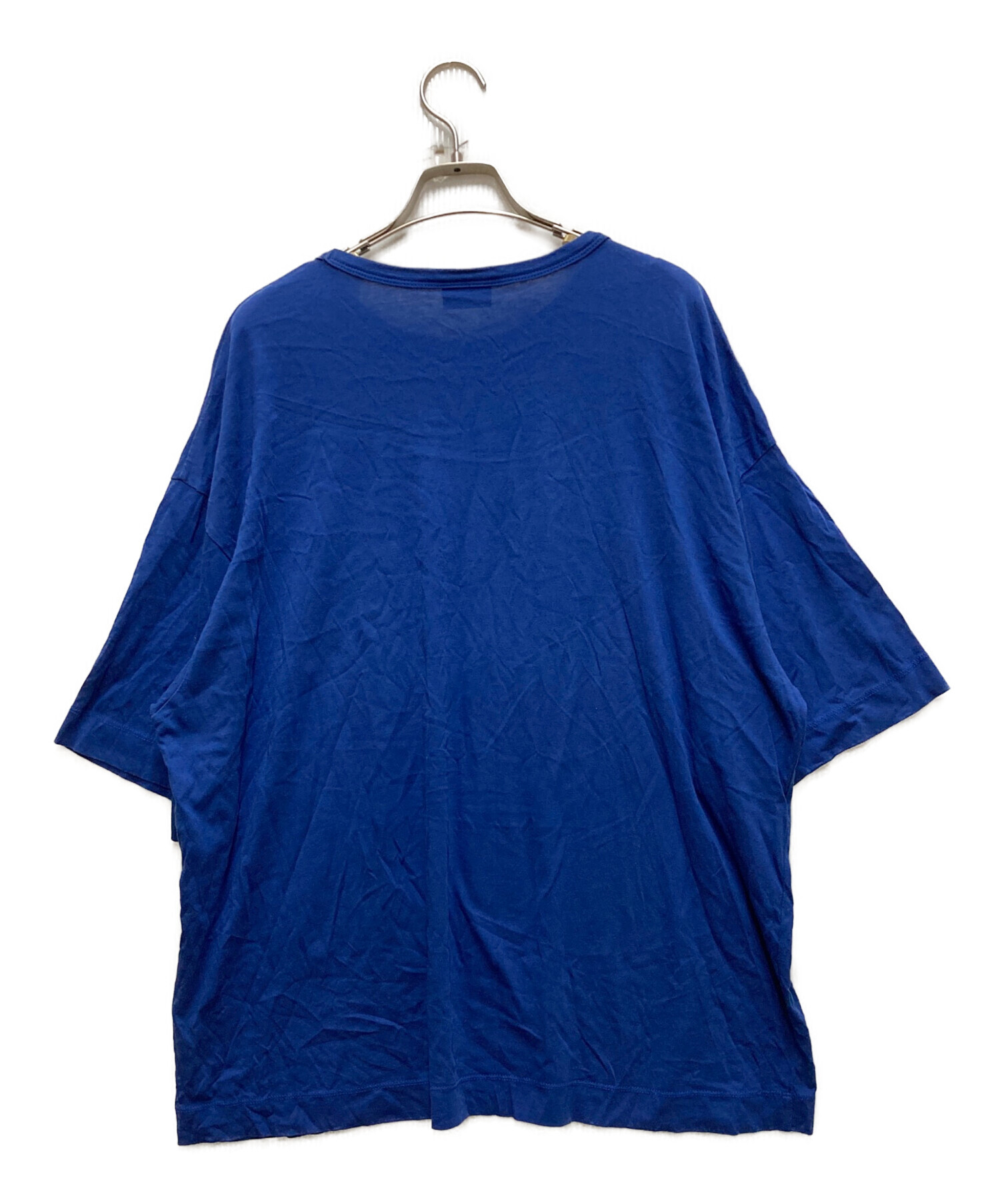 DRIES VAN NOTEN 青 メッシュ 長袖Tシャツ 中古・古着通販】DRIES VAN NOTEN (ドリスヴァンノッテン) クルー