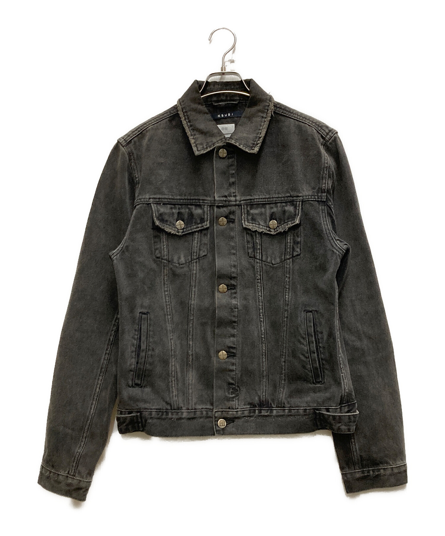 中古・古着通販】Ksubi (スビ) デニムジャケット グレー サイズ:S