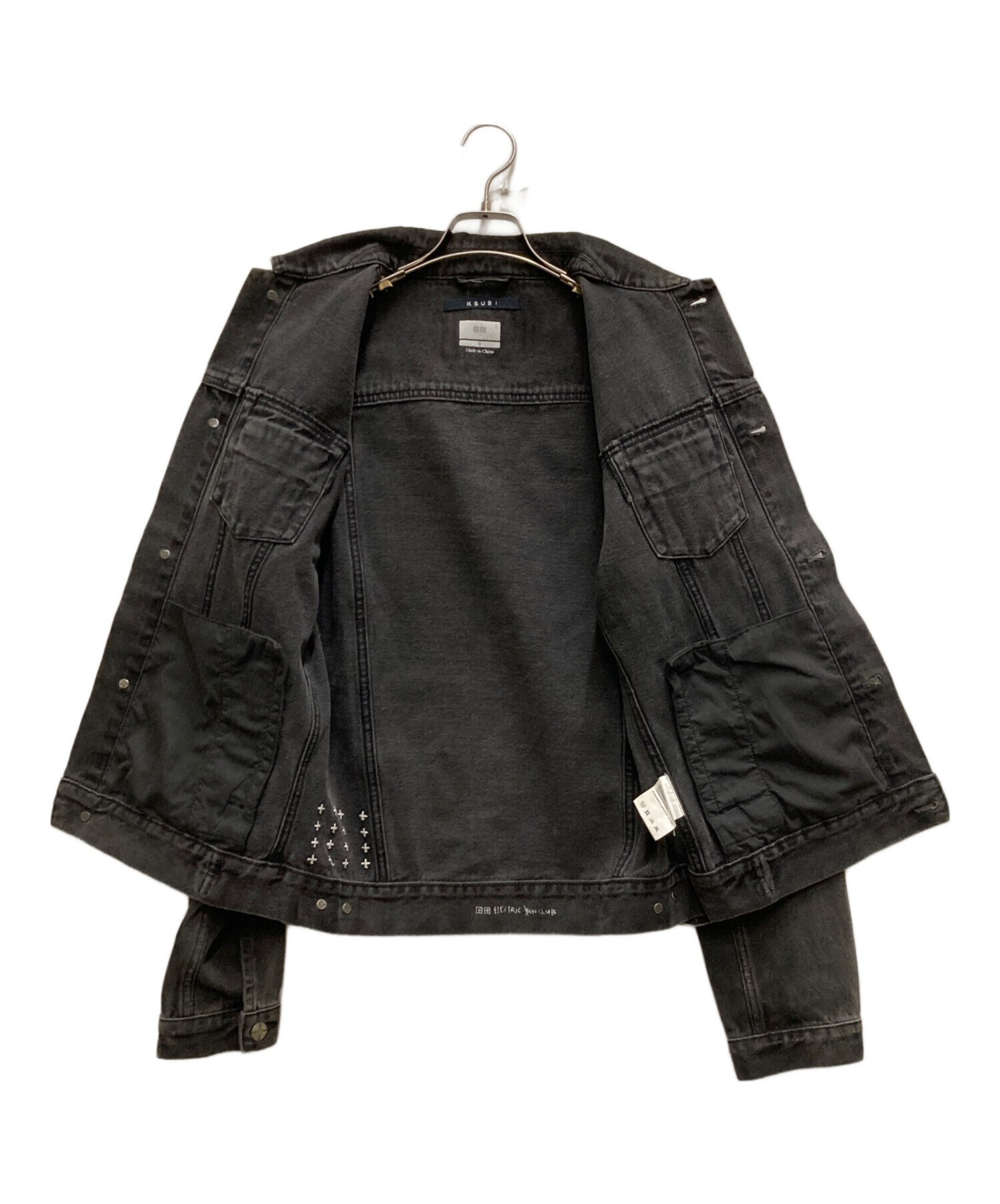中古・古着通販】Ksubi (スビ) デニムジャケット グレー サイズ:S