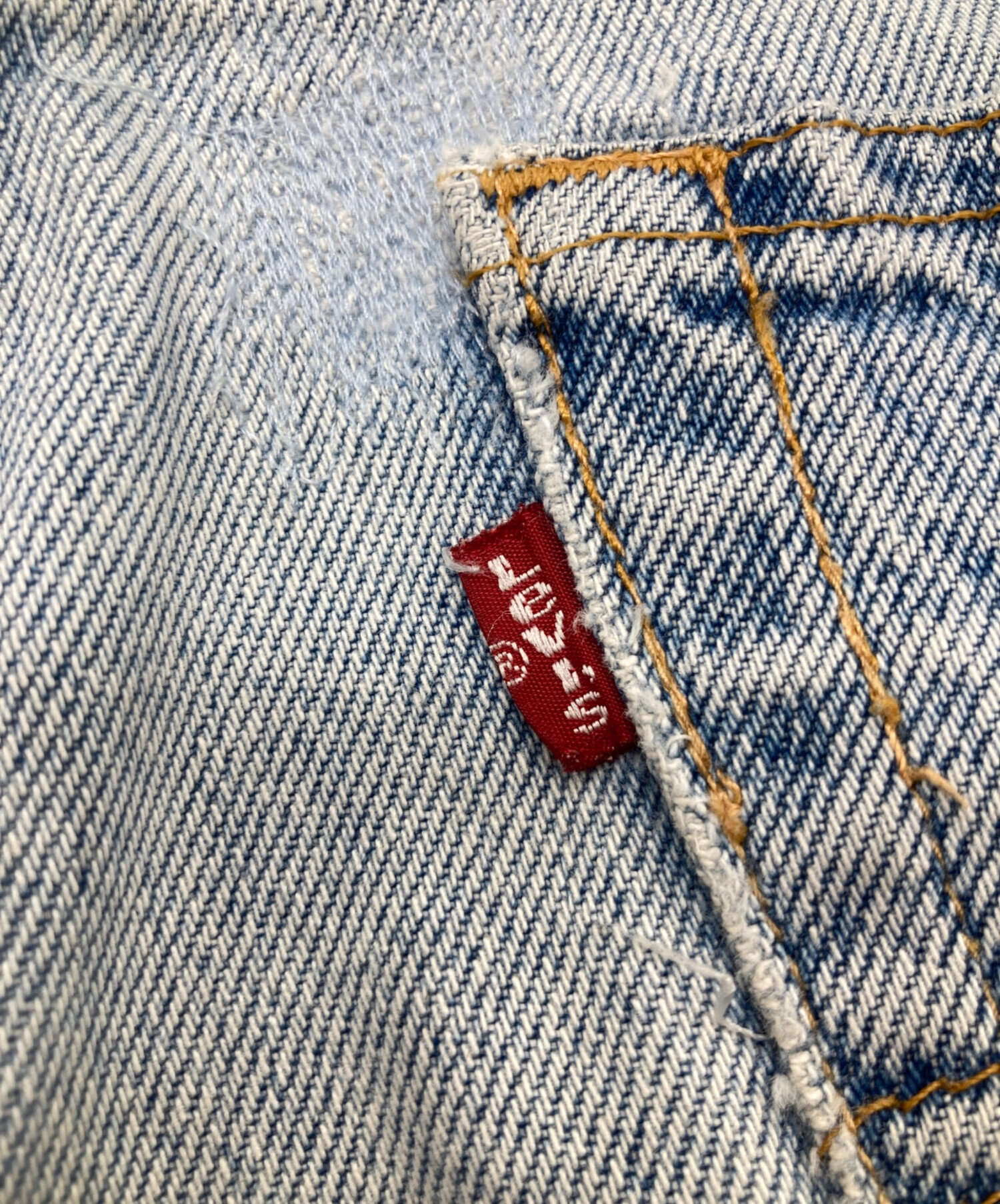 中古・古着通販】LEVI'S (リーバイス) パッチワークデニムパンツ