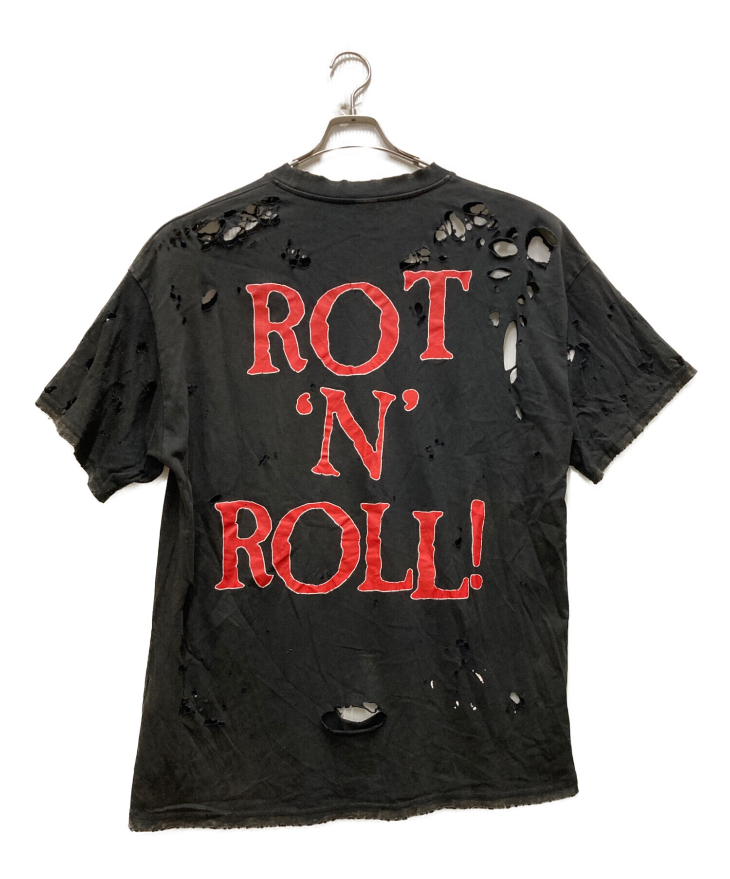 中古・古着通販】DROPDEAD (ドロップデッド) クラッシュ加工プリントT