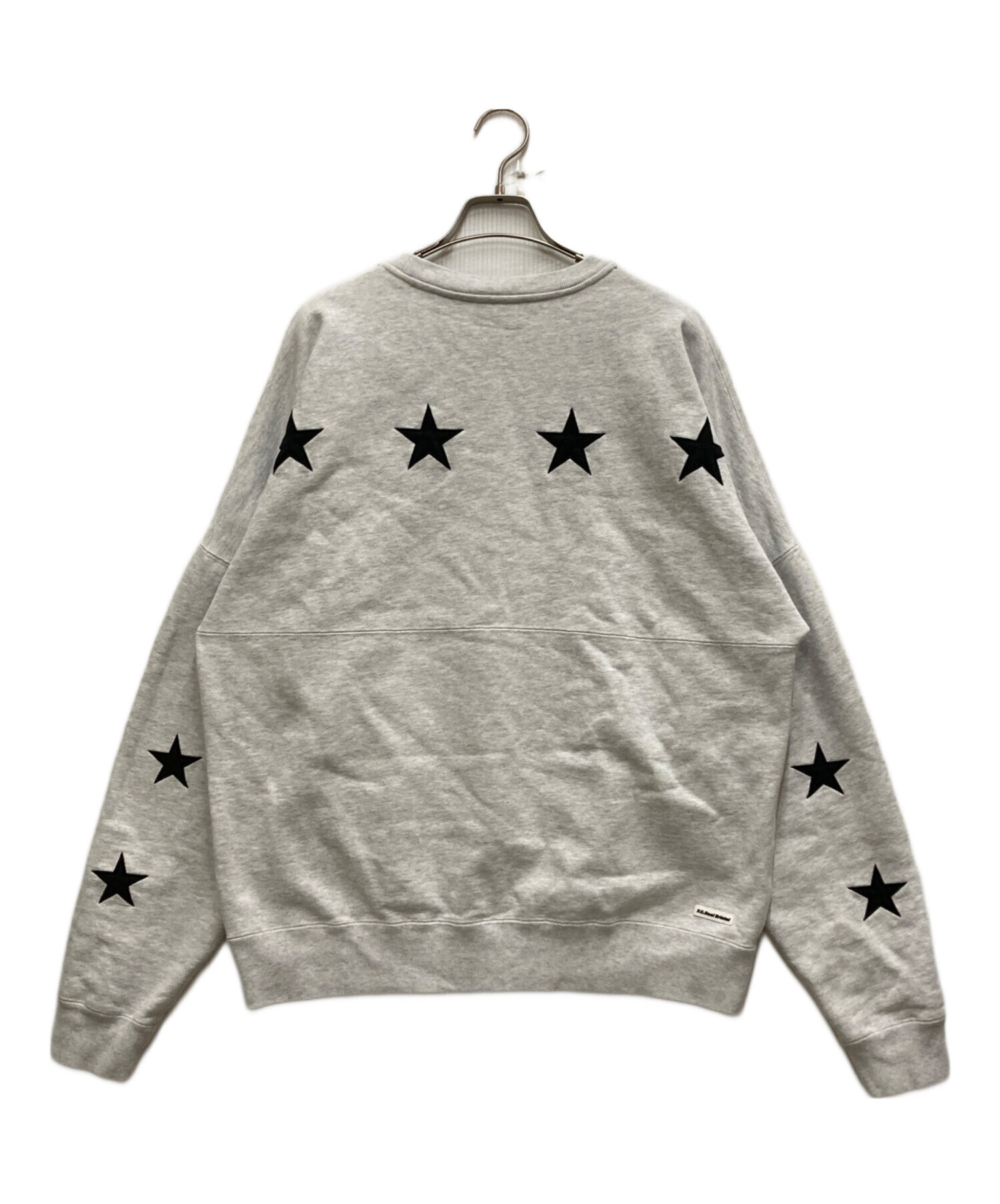 FCRB STAR APPLIQUE TEAM CREWNECK ネイビー S即 FCRB STAR APPLIQUE 
