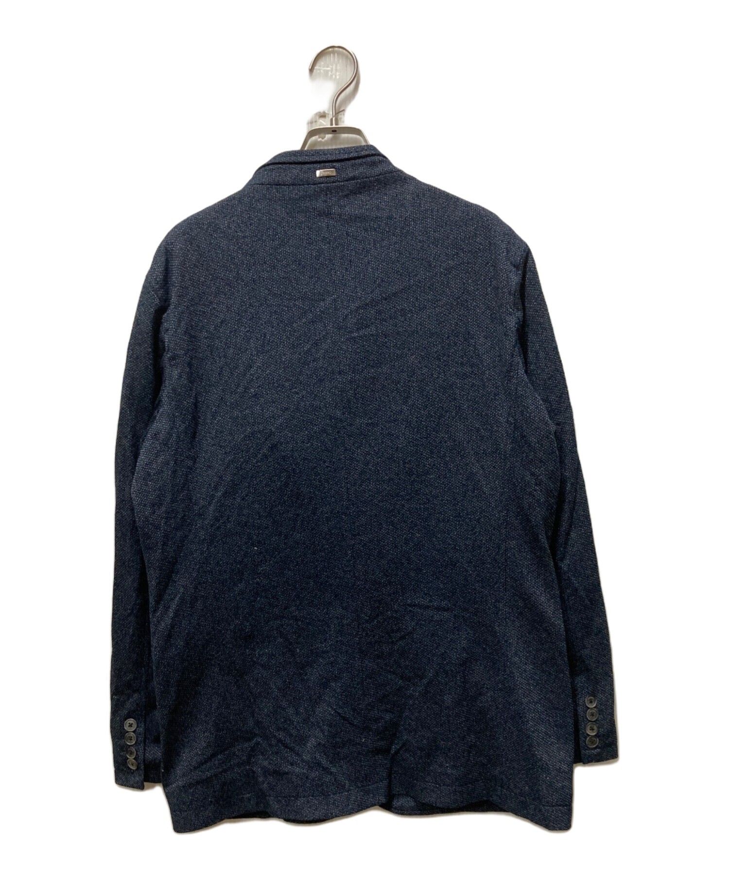 中古・古着通販】HERNO (ヘルノ) 鹿の子ジャケット ネイビー サイズ:48