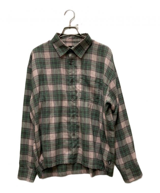 中古・古着通販】stussy (ステューシー) Mark Plaid Shirt グリーン