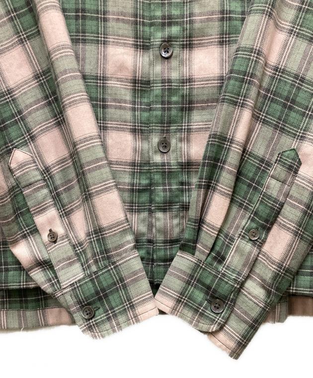 中古・古着通販】stussy (ステューシー) Mark Plaid Shirt グリーン