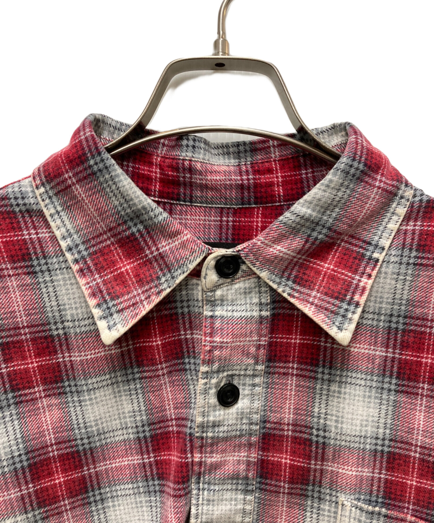 中古・古着通販】stussy (ステューシー) DAX PRINTED SHIRT レッド