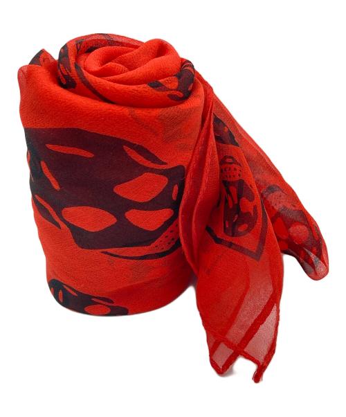 【さとさーん】Alexander McQueen シルク マフラー 中古・古着通販】ALEXANDER McQUEEN (アレキサンダーマックイーン