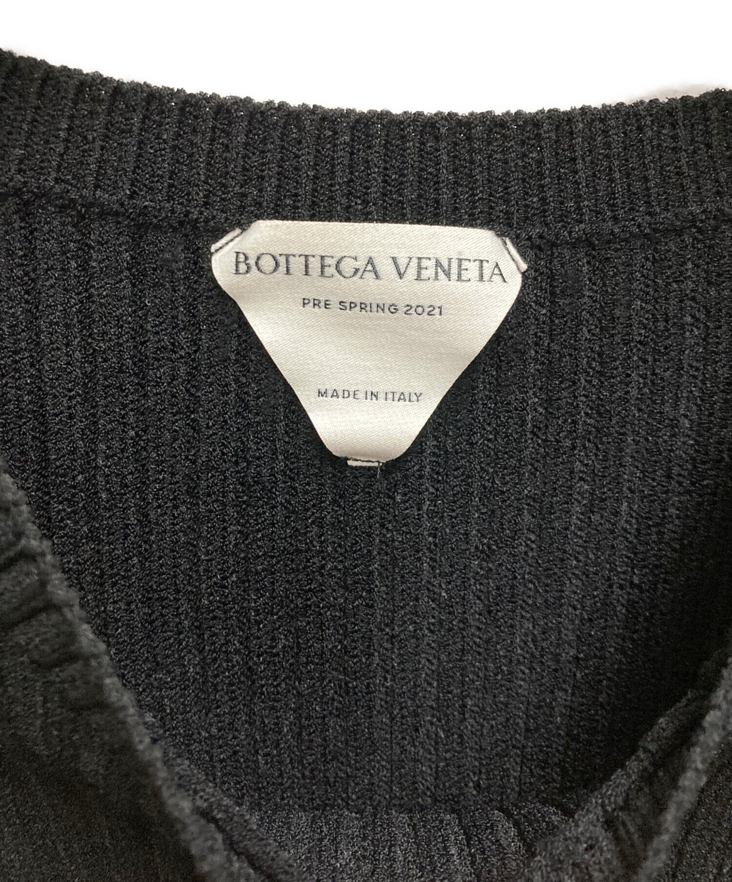 中古・古着通販】BOTTEGA VENETA (ボッテガベネタ) リブ編みクルー