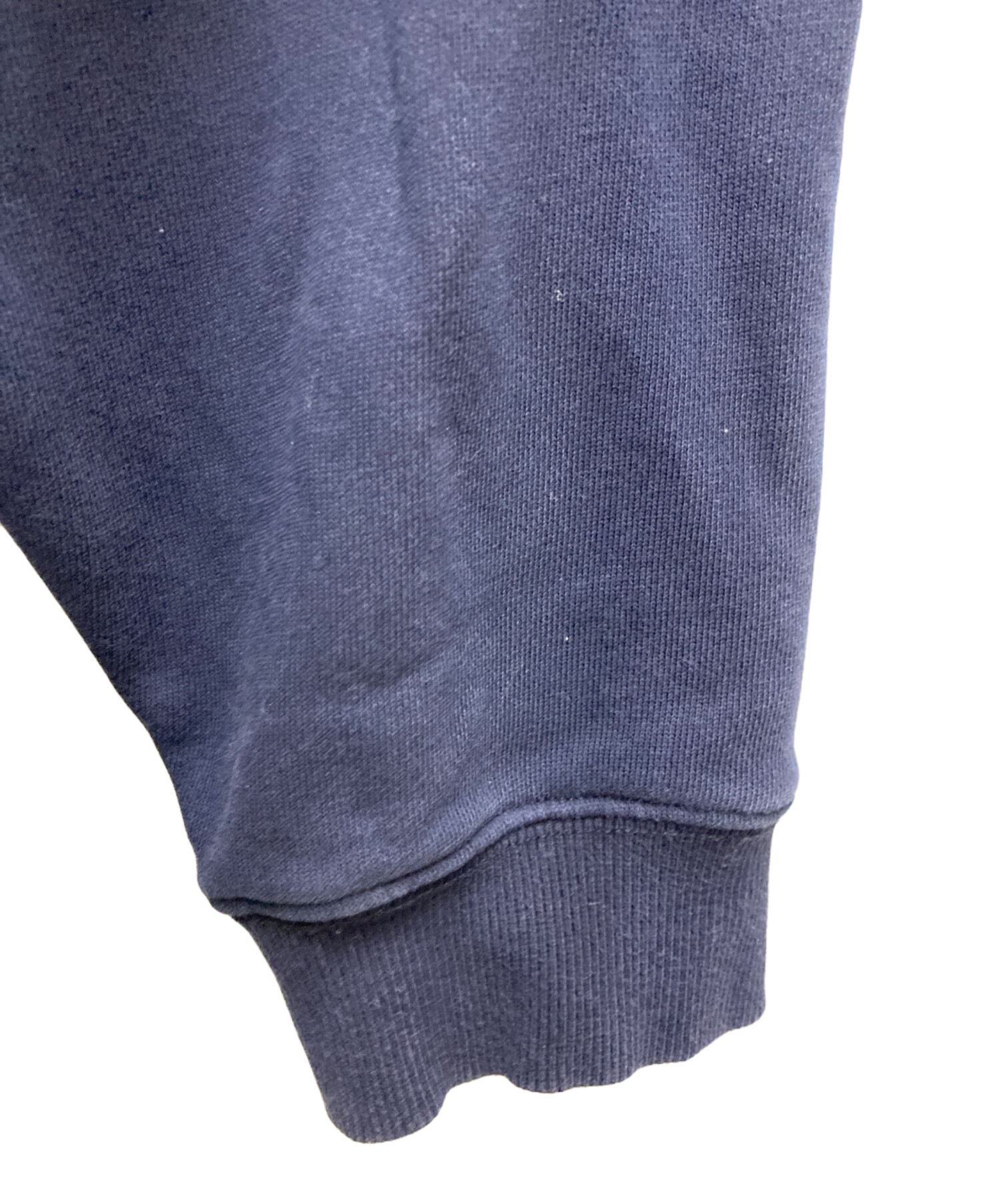 中古・古着通販】POPPY (ポピー) Heart dot tulle sweatshirt ネイビー