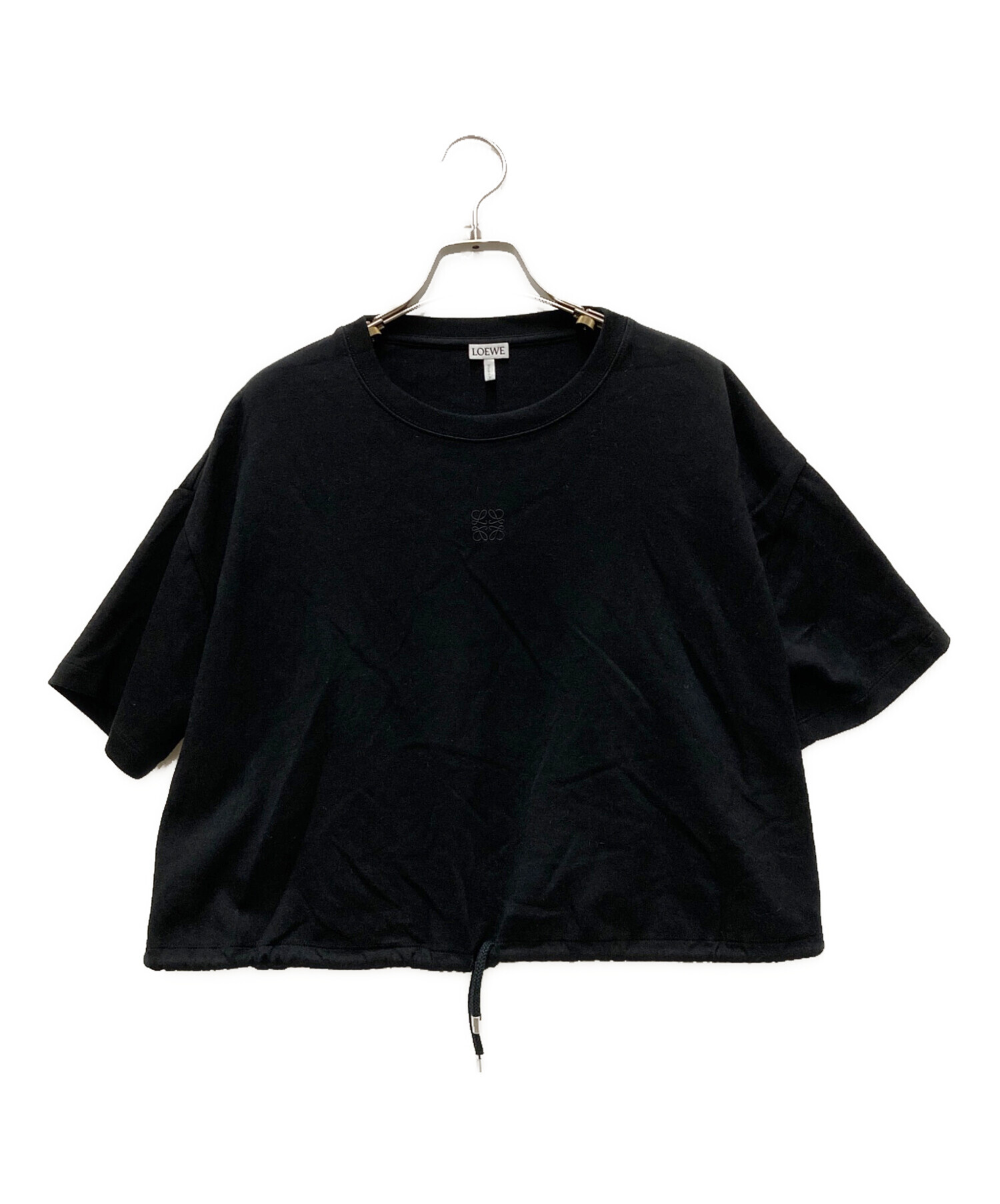 LOEWE - クリーニング済み　ロエベ　LOEWE  クロップドTシャツ 中古・古着通販】LOEWE (ロエベ) クロップド Tシャツ ブラック サイズ