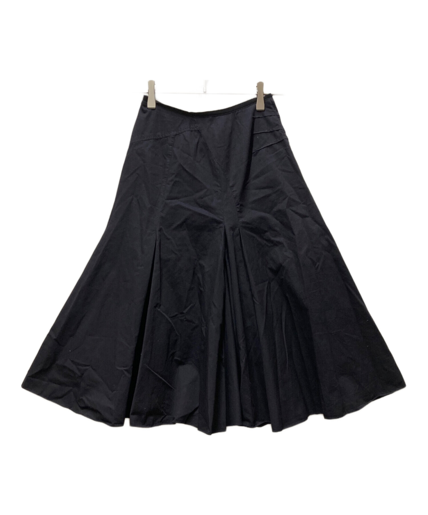 中古・古着通販】PRADA (プラダ) フレアスカート ネイビー サイズ:38