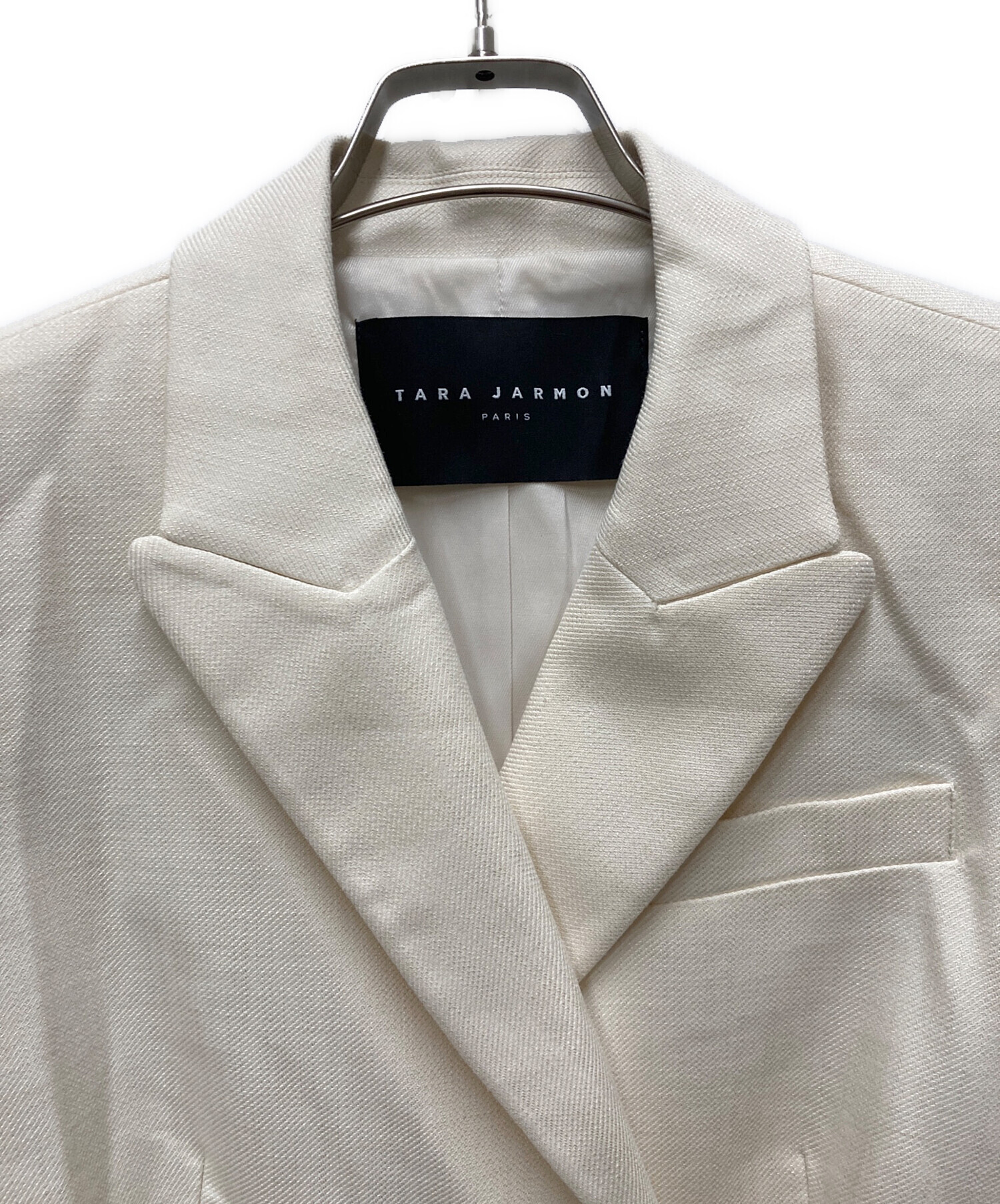 海外で買 新品タグTARA JARMON タラジャーモン ジャケット ヘン 