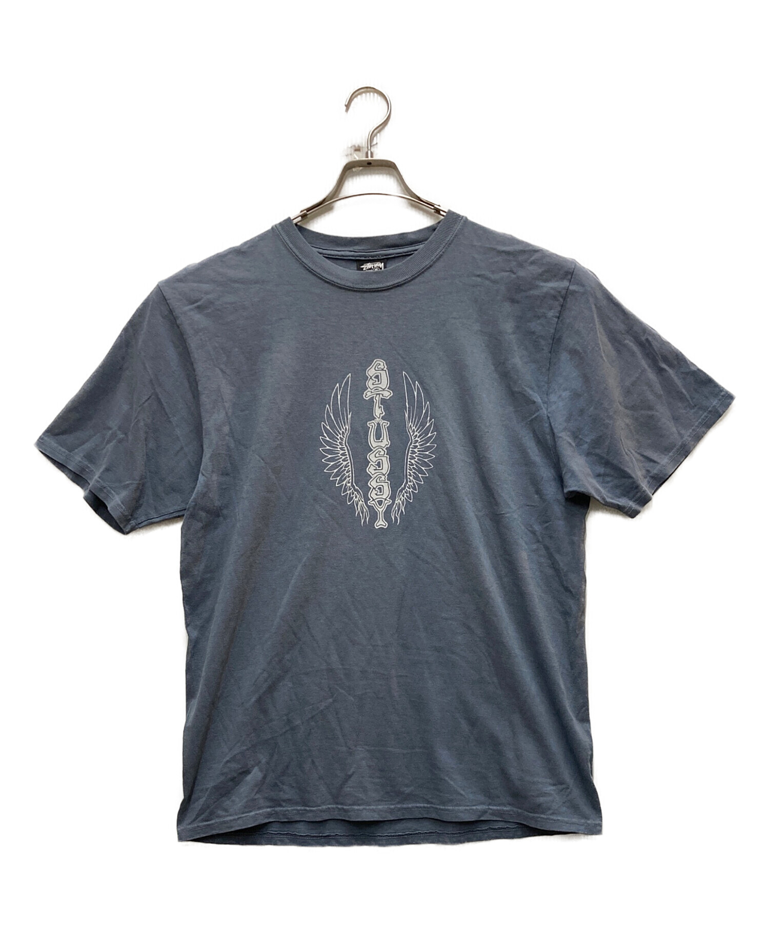 OLD Stussy 00s Tシャツ Mサイズ 中古・古着通販】stussy (ステューシー) 00'S プリントTシャツ スカイ