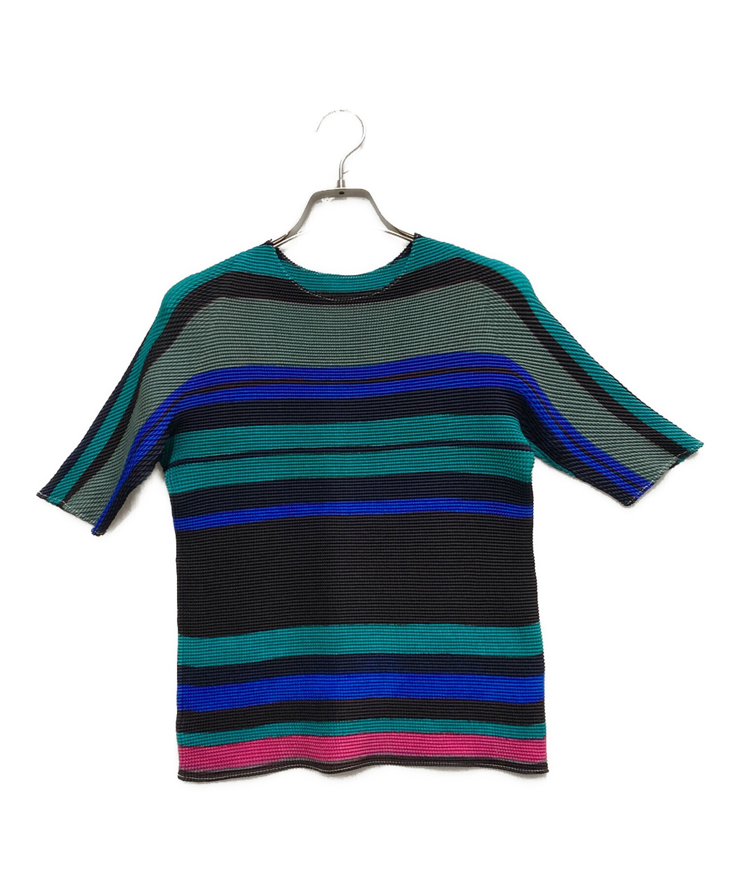 中古・古着通販】PLEATS PLEASE (プリーツプリーズ) ボーダープリーツ