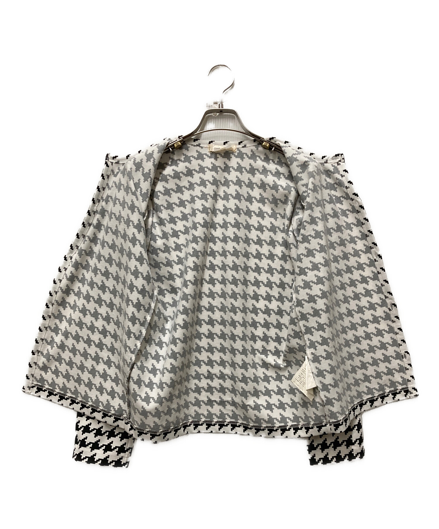 コムデギャルソン千鳥柄 中古・古着通販】COMME des GARCONS (コムデギャルソン) 千鳥柄ポリ