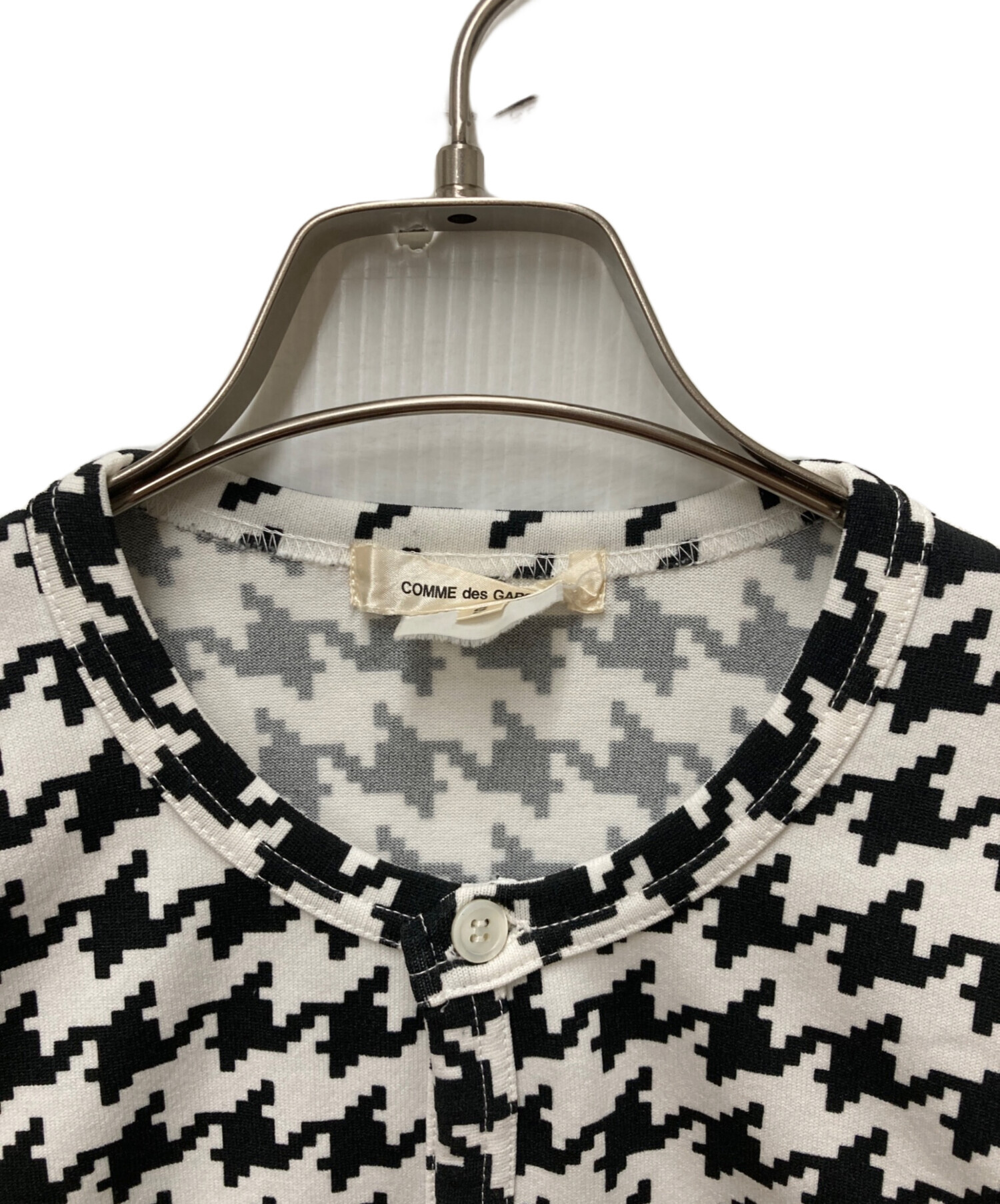 中古・古着通販】COMME des GARCONS (コムデギャルソン) 千鳥柄ポリ 中古・古着通販】COMME des GARCONS (コムデギャルソン) 千鳥柄ポリ