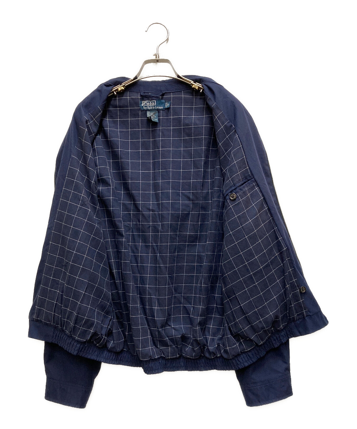 【美品】ポロラルフローレン☆ポニー刺繍　90S　スイングトップ　ネイビー 中古・古着通販】POLO RALPH LAUREN (ポロ・ラルフローレン) 90's