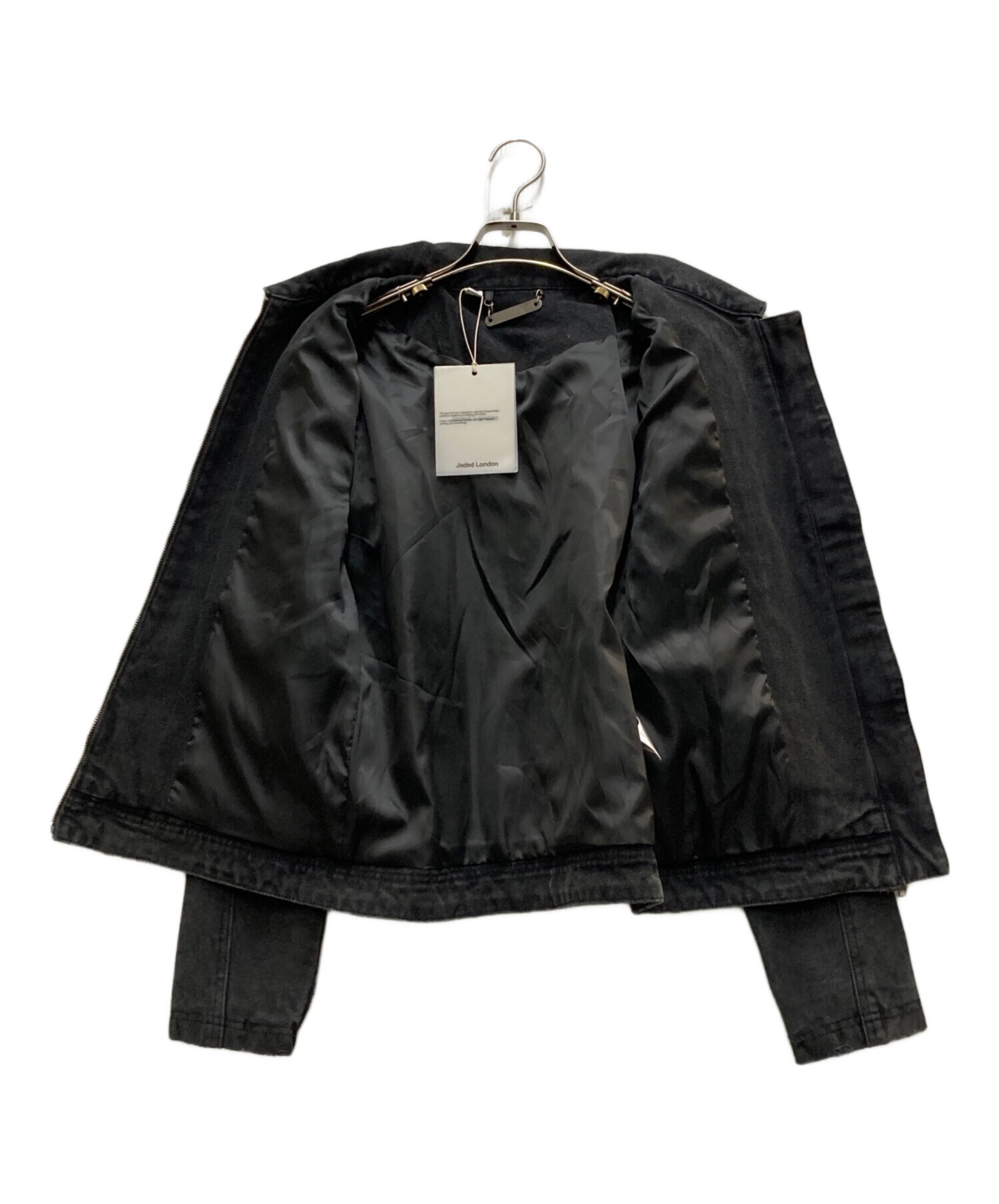 未使用　JADED LONDON レザージャケット　Sサイズ ブラック（黒）系 S JADED LONDON(ジェイデッドロンドン) レザー
