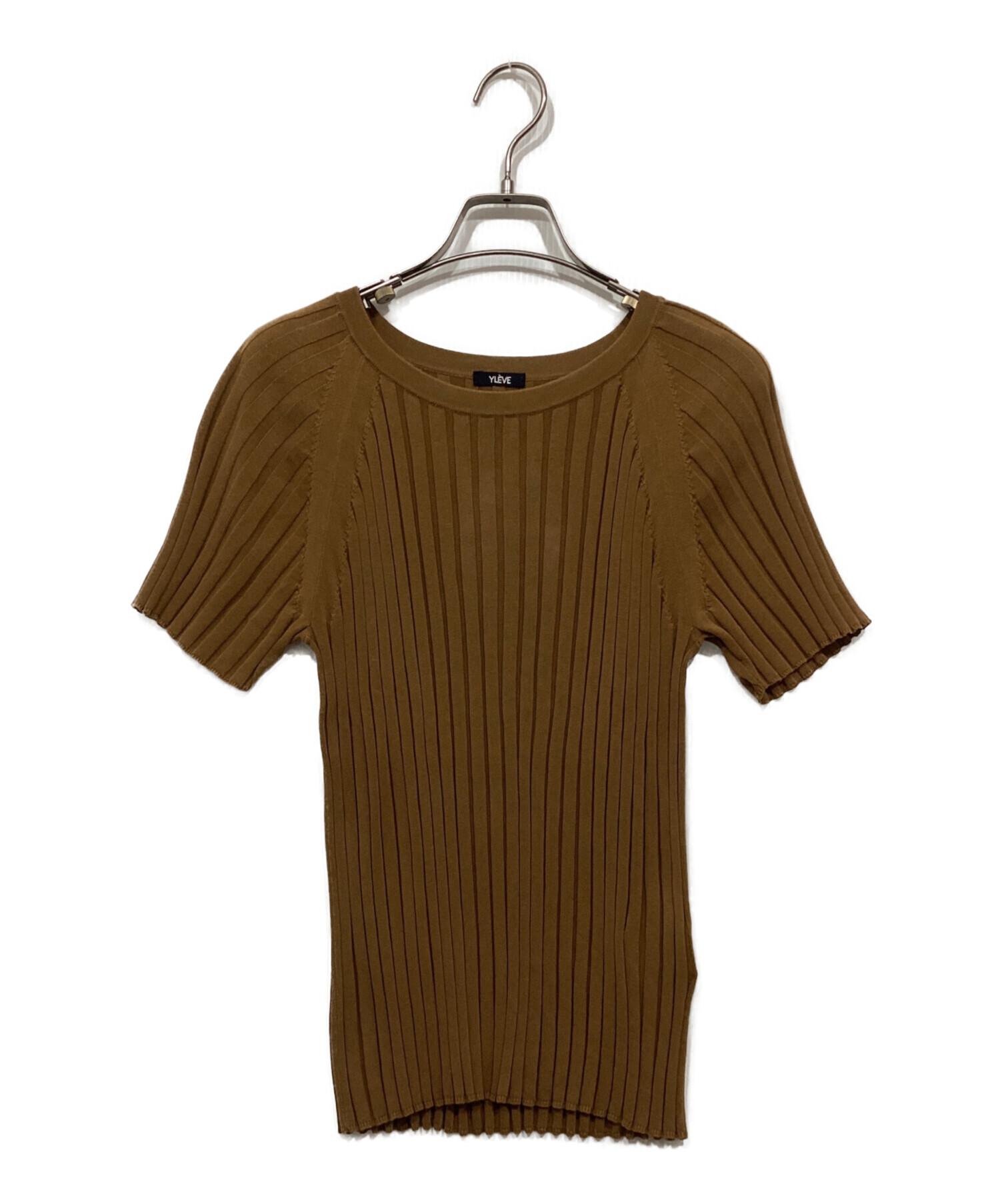 中古・古着通販】YLEVE (イレーヴ) コットンハイカウントリブニット 
