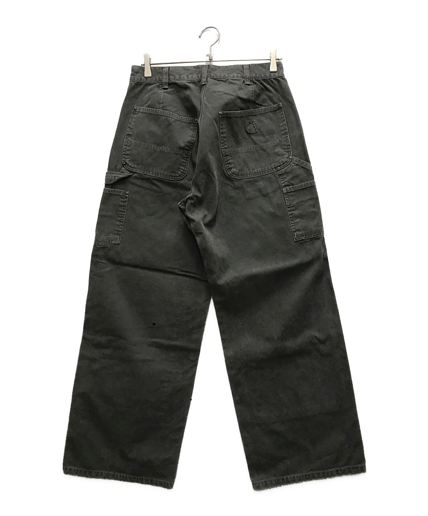【完売品】FIFTH-Distressed Double Knee Pants FIFTH Distressed Double Knee Pants [WASHED BLACK] - Fresh Service
