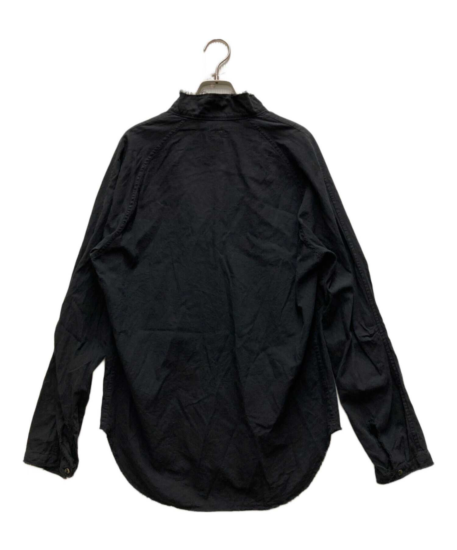 KAPITAL 綿100% シャツ ブラウス 黒 中古・古着通販】KAPITAL (キャピタル) Black Broadcloth Basquiat