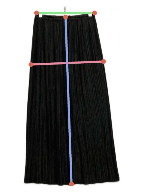 中古・古着通販】ISSEY MIYAKE (イッセイミヤケ) プリーツスカート