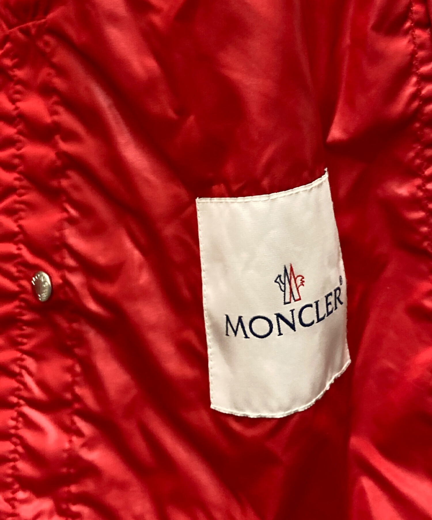 モンクレールMONCLER ナイロンジャケット　14A MONCLER (モンクレール) 超軽量ナイロン フード収納 ロゴ ナイロン